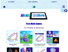 Tablet Screenshot of mathwithgames.com